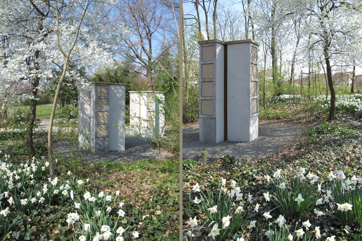 Urnenstelen Friedhof Lauffen a.N.