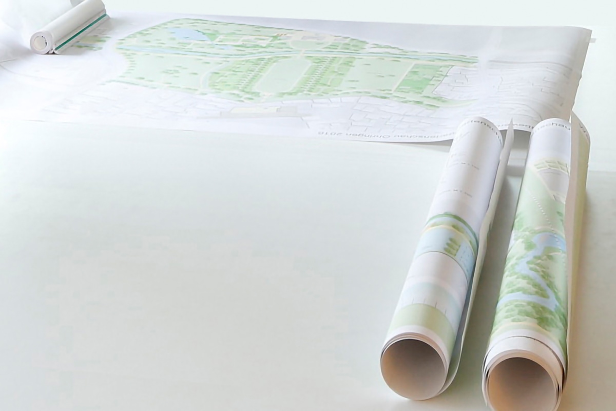 Landschaftsarchitektur Plan